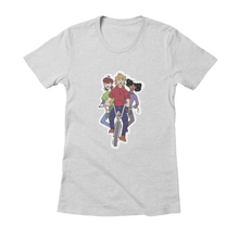Load image into Gallery viewer, Kids on Bikes Women&#39;s T-Shirt Fitted
